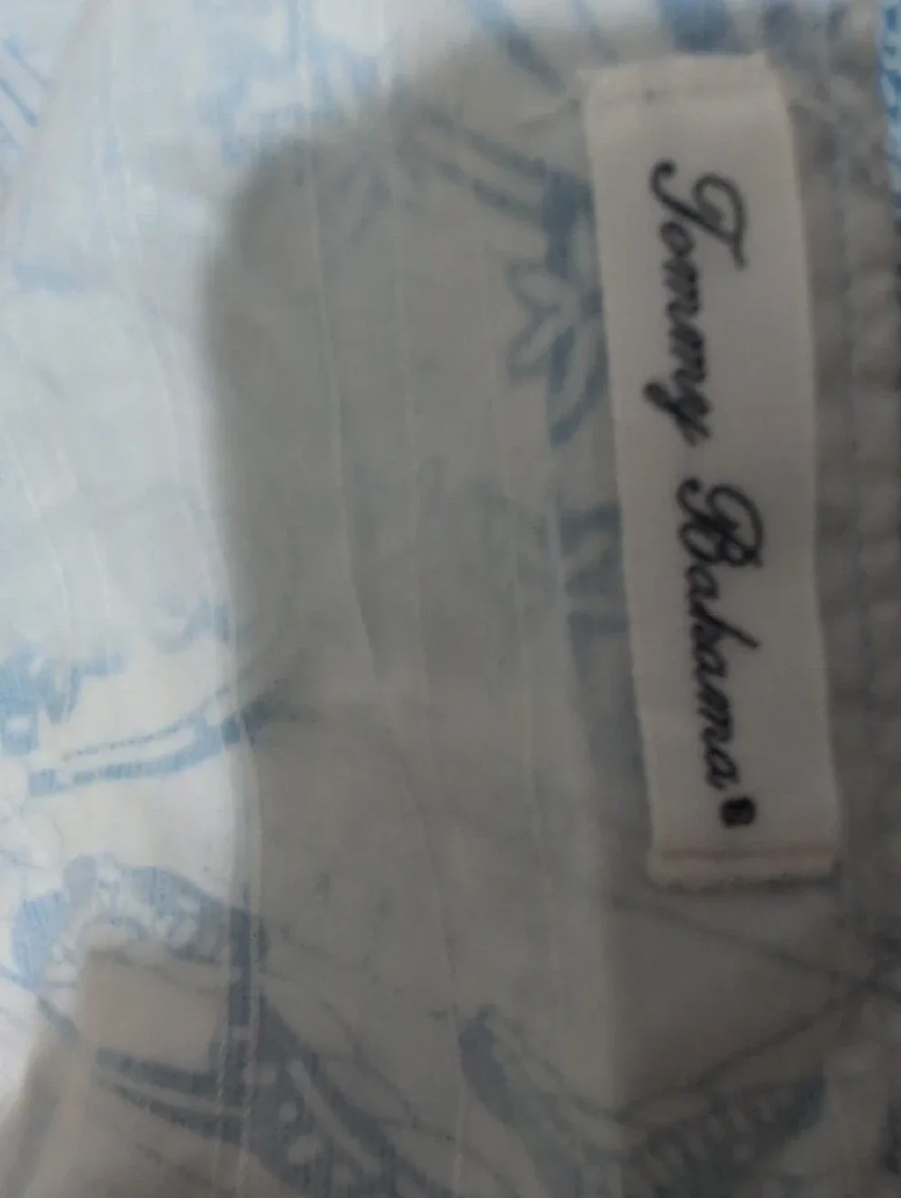 Tommy Bahama Light Blue Patterned Men's Shirt Jacket